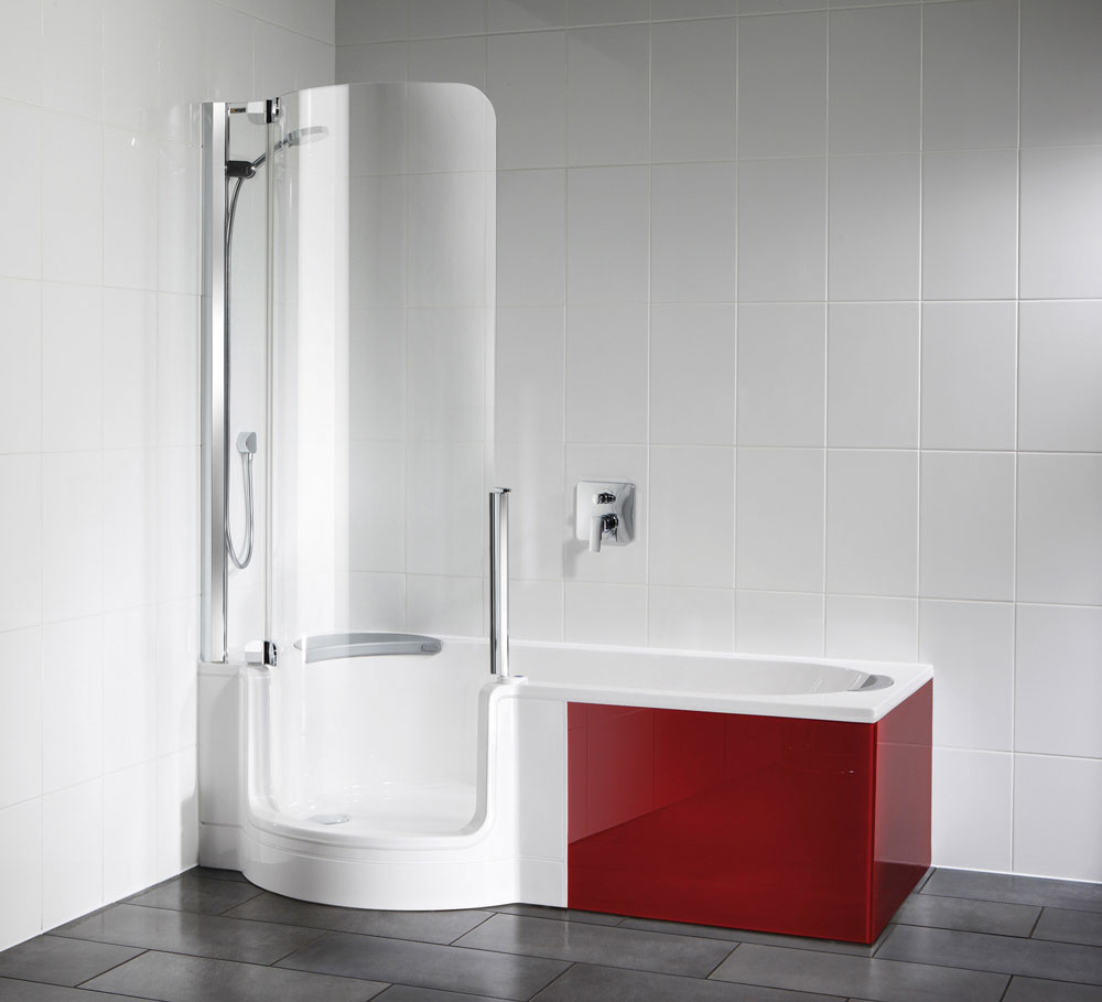 Duschbadewanne in exklusivem Design